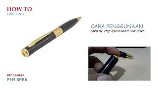 Spy Camera BPR6 - Tutorial Cara Penggunaan Kamera Pengintai Pen - How to use