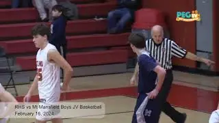 PEGTV: Sports Rewind- RHS vs Mt Mansfield Boys JV Basketball, February 16, 2024