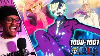 SANJI DEFEATS QUEEN! | One Piece Episode 1060 & 1061 REACTION
