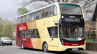 Dalesbus Journey: East Yorkshire 927 (YX20OEF) Alexander Dennis Enviro 400 MMC