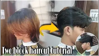 Two block haircut tutorial / Trend korean style / pinoy barber