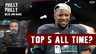 Are 2024-25 Eagles Top 5 team all time? Saquon Barkley thinks so