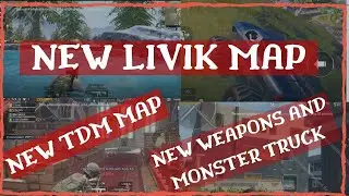 PUBG MOBILE NEW MAP | LIVIK MAP | NEW MONSTER TRUCK AND NEW WEAPONS | BETA VERSION 0.19.1