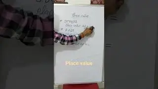 Find the place value 1min. me🤔Short trick | Maths By Sk Ma'am #shorts #teaching #viral #mathematics