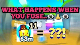 WHAT HAPPENS WHEN WE FUSE 11X GOLDEN DUCKS PET SIMULATOR X FUSING