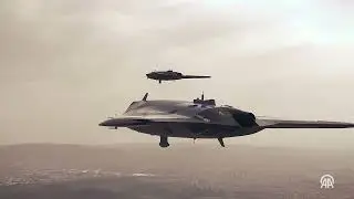 Turkish UAVs ANKA III conduct special flight for 110th anniversary of Canakkale Victory