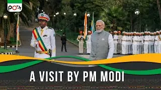 #Ethiopian Prime Minister Abiy Ahmed and Indian PM Narendra Modi visit National palace