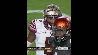Jalen Ramsey Did It ALL Against Miami In 2014 🍢#floridastate #seminoles  #accfootball #jalenramsey