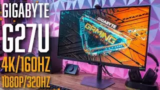 Gigabyte G27U Review | 4K 160Hz + 1080p 320Hz Dual Mode
