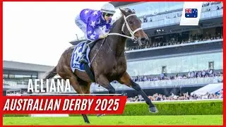 AELIANA and Damian Lane wins the 2025 ATC Australian Derby (G1)