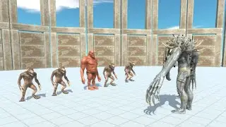 HILL GIANT WITH 4 WEREWORLF VS BOSSES | Animal Revolt Battle Simulator