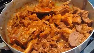 How to make Beef Curry with green Amaranth