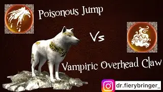 The Wolf-  || Jump Claw Vs Vampiric Overhead Claw|| Basic Claw || The Wolf Online Simulator. 🐺