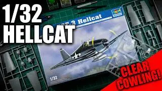 Trumpeter 1/32 F6F-3 Hellcat inbox review