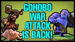 Coc Th9 GoHoBo Army Composition for ⭐⭐⭐ War Attack Strategy | Clash of Clans