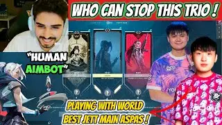 When World Champ MiBR Aspas Plays Jett Main With PRX Jinggg & PRX Patmen Crazy Gameplay