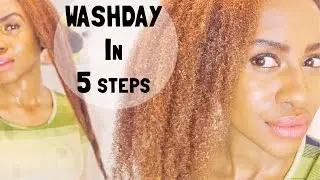 5 Step Wash Day Routine for my 4C Natural Hair