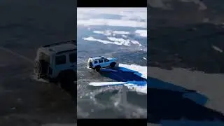 Tilt-Shift Off-Road Adventure Through Snowy Terrain  #TiltShift #SnowOffRoad #WinterAdventure