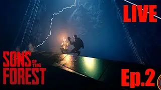 Explorando cavernas com muito medo - Sons of The Forest