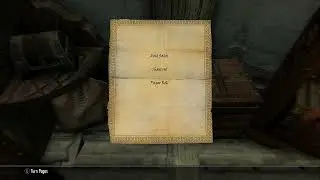 Atronach Forge Recipe [Scroll - Storm Atronach] (Notes of Skyrim Read Aloud)