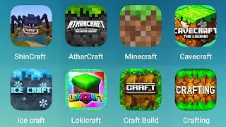 ShinCraft, AtharCraft Building, Minecraft, Cavecraft, Ice Craft, Lokicraft, Crafting and Building