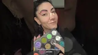 Look Fast&Furious con Strange&Unusual palette   #indiebrands #makeup #funmakeup #multichrome #glam