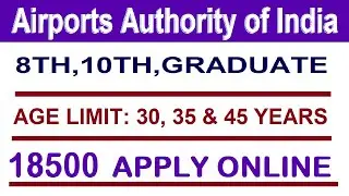 Govt Job 8th pass govt job Graduate govt jobs Airports Authority of India