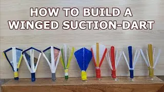 How to build A WINGED SUCTION-DART  #HPEatHome #PhysEd #Physedathome #PE #GetActive #playandlearn