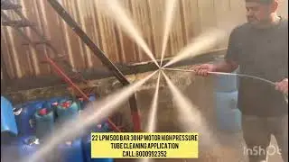 22 LPM 500 BAR 30 HP HIGH PRESSURE PUMP #condensertubecleaning #hydroblastingsystems #hydroblaster