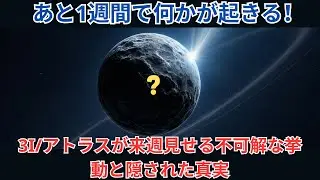 3I/アトラスが来週見せる不可解な挙動と隠された真実