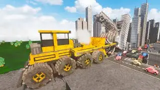 ShredDozer  vs Mini City | Teardown Gameplay