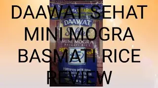 Dawaat Sehat Mini Mogra Basmati Rice Review after cooking