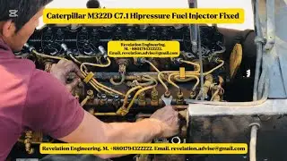 Caterpillar M322D C7.1 Cummins Engine Hi.pressure Fuel Pump Injector Fixed. Revelation Engineering.