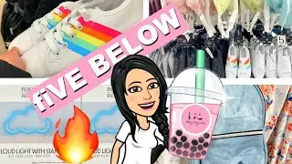 FIVE BELOW SHOPPING!!!🔥 *NEW* CLOTHES + SHOES!!!