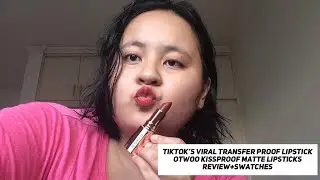 TIKTOK&rsquo;S VIRAL TRANSFER PROOF LIPSTICK OTWOO Kiss Proof Matte Lipstick Review+Swatches