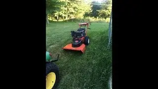 Picking up a like new DR All Terrain mower with snowblower!