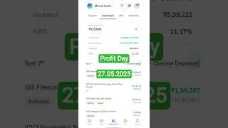 MY Mutual Funds Portfolio Return Groww App 27.05.2025 #groww #mutualfund #stockmarket