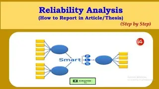 Reliability Analysis Reporting - Smartpls-3
