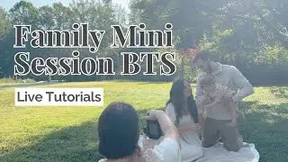 Fall Family Mini Session Behind The Scenes