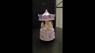 ASMR childhood memories - Carousel 🎠 ride horses 🎶 toy  house decor  (No Talking)