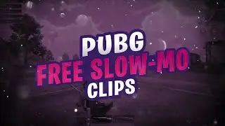 PUBG MOBILE FREE TO USE HDR SLOW MO CLIPS | FREE GAMEPLAY | Youtube Spidy