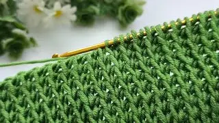 So easy 💥💯 Tunisian crochet baby blanket and cardigan pattern #knitting #crochet