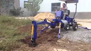 towable backhoe