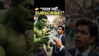chota Hulk & Rich Man car #shorts #car #cartoon #hulk