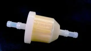 Fuel Filter Replacement in a Riding Lawn Mower - Universal Fuel Filter