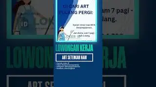 KERJA CUMA SETENGAH HARI, SAMPAI JAM 1 SIANG