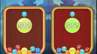 Lucky 2048 Ball | Ball Merge 2048 - All Level Gameplay Androi,ios
