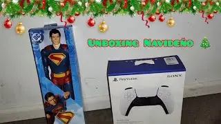 Unboxing Navide&ntilde;o | Figura de Superman y Mando de PS5 | Especial Navidad 🎄🎄🎁 | TheMarvelGamerCL 