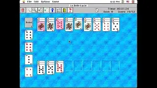 Apple Macintosh Longplay - America's Greatest Solitaire Games - La Belle Lucie