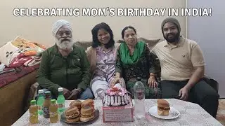 Mom's Simple Birthday Celebration in India last February 2023